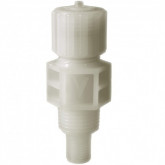 Dosing valve for pool chemicals PVDF 6/4 mm, 1/2" EMEC