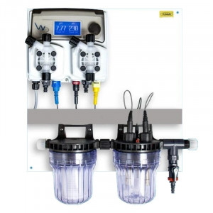 Chlorine and pH dispenser for swimming pool WDPHRH EMEC 2