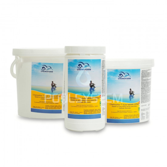 Chlor w tabletkach 200g CHEMOCHLOR T 1KG CHEMOFORM