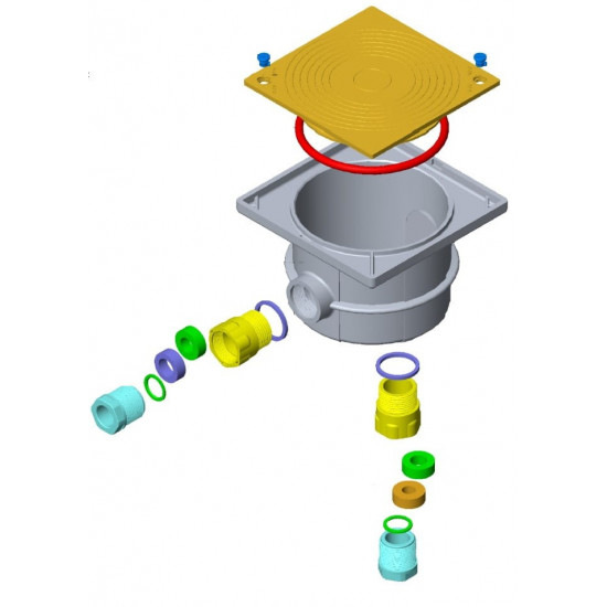 Plastic connection box for pool lights ASTRAL POOL