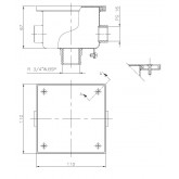 Stainless steel junction box for pool lights ASTRAL POOL