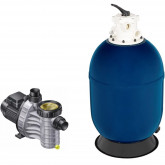 Zestaw filtracyjny do basenu 50m3 510mm 8m3/h 0,40kW 230V SYRIUS II TEBAS