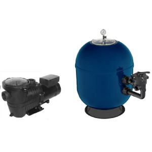 Pool filter set 50m3 510mm 10m3/h 0,80 kW 230V BATORY II TEBAS
