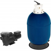 Pool filter set 60m3 620mm 14m3/h 1,00 kW 230V SYRIUS II TEBAS