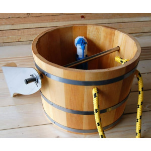 Sauna cooling bucket Natur SAUNARIO 2