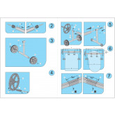 Rolka ruchoma do zwijania  folii basen max. 6,45x10 m MEGAPOOL