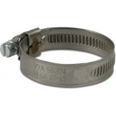 Wormdrive hose clip, stainless steel 304 MEGA POOL