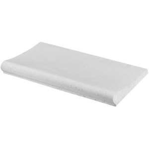 Pool edge stone, straight, white BORDO