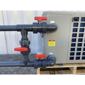 Glued bypass for pool heat pump to paste 50 mm pipe