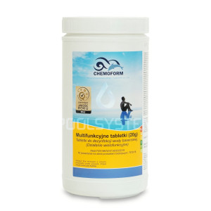 Multifunkcyjne tabletki do basenu 4w1 20g 1KG CHEMOFORM 2
