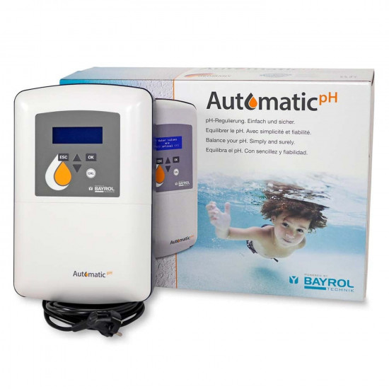 pH measuring and dosing station for pools of up to 90m3 AUTOMATIC pH BAYROL