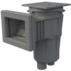 Skimmer for swimming pool universal grey EURO 17.5L COLOR EDITION TEBAS