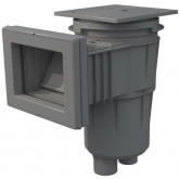 Skimmer for swimming pool universal grey EURO 17.5L COLOR EDITION TEBAS