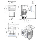 Skimmer do basenu uniwersalny EURO 17,5L COLOR EDITION TEBAS