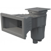 Skimmer for swimming pool universal wide grey EURO COLOR EDITION TEBAS