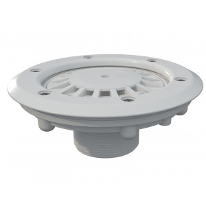 Bottom swimming pool nozzle for foiled and prefabricated swimming pool white EURO TEBAS 2