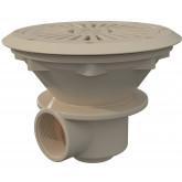 Bottom drain for foiled and prefabricated swimming pool sand EURO TEBAS