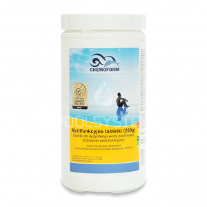 Multifunkcyjne tabletki do basenu 4w1 200g 1KG CHEMOFORM 2