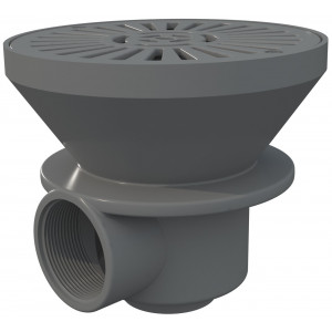 Bottom drain for tiled swimming pool grey ASTRAL POOL