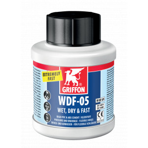 PVC-U adhesive for flexible pipes type WDF-05 250ml GRIFFON