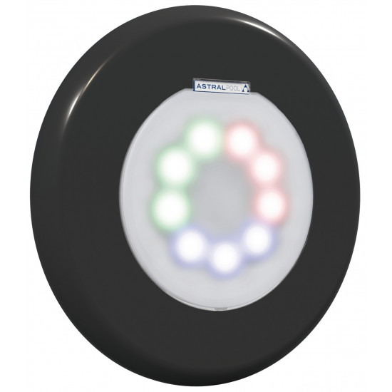 Lampa do basenu LED LUMIPLUS FLEXI AC V1 22W 12V 1100 lm RGB, antracytowa ASTRAL POOL