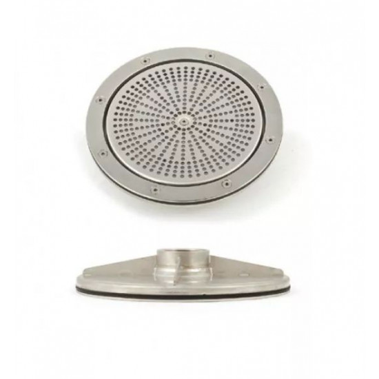 Bottom drain for tiled pool 2" AISI316 stainless steel