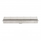 Air massage bench 500mm in AISI 316 stainless steel for foil pool