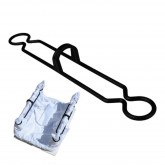 Zacisk worka filtr. odkurzacza DOLPHIN WAVE, PRO-GYRO 2x2