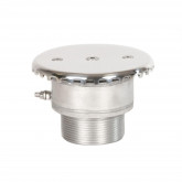 Closed bottom inflow nozzle 2" made of stainless steel AISI316 for a foiled pool