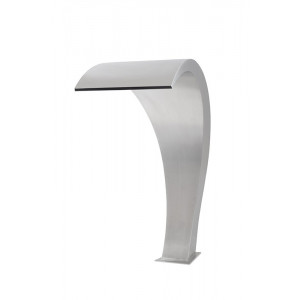 Moon spout 350 mm with diamond base, high-gloss AISI 316 stainless steel