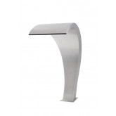 Moon spout 350 mm with diamond base, high-gloss AISI 316 stainless steel