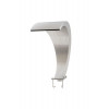 Moon spout 350 mm rhombus base low matt in AISI 316 stainless steel