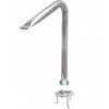 Flamingo spout, wide nozzle, matt AISI 316 stainless steel
