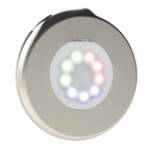 Pool lamp LED LUMIPLUS FLEXI AC V2 43W 12V 2544 lm RGB DMX, stainless steel ASTRAL POOL