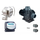 Pool counterflow HURAGAN DUO 95m3/h 4 kW NEWBCC 400V TEBAS