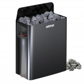 Electric sauna heater HARVIA THE WALL SW60 BLACK STEEL 6.0kW