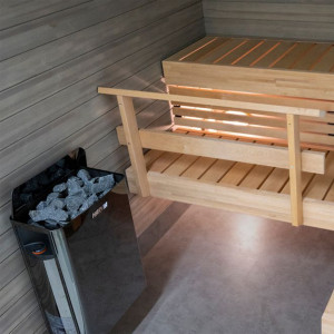 Electric sauna heater HARVIA THE WALL SW90 BLACK STEEL 9.0kW 2