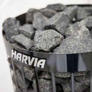 Electric sauna heater HARVIA CILINDRO PC70 BLACK STEEL 6,8kW 2